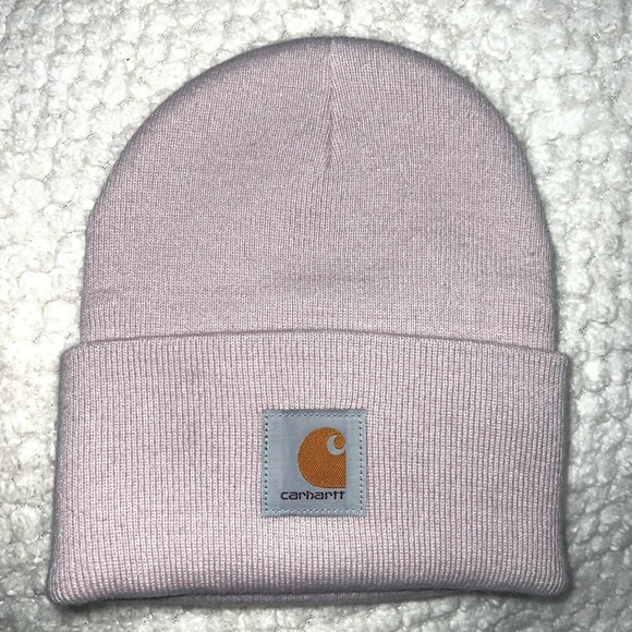 Carhartt Beanie Hat Adult Unisex Mink Light Pink - Picture 1 of 2